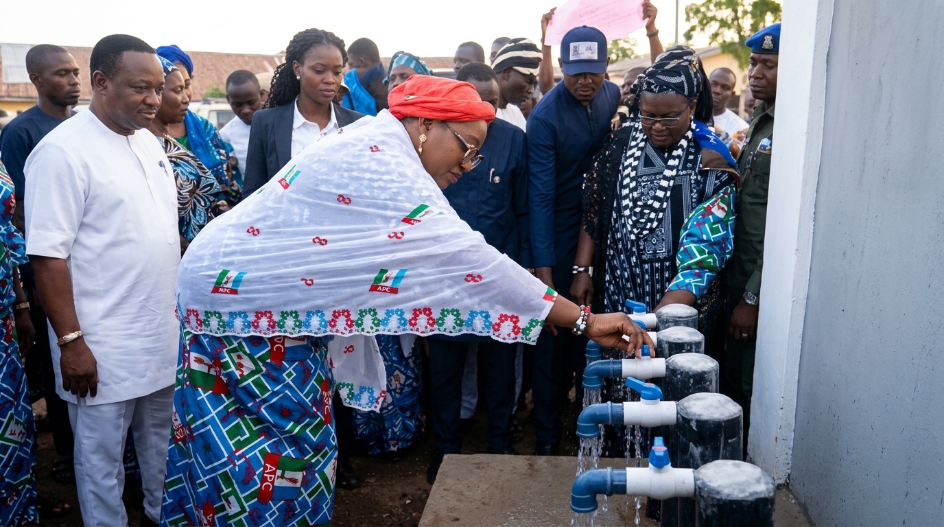 Ben-Sor Commissions Community Water Facility in Ukum